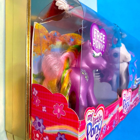 MY LITTLE PONY G3 NWT VTG 2004 TOYS R US EXCLUSIVE BLOSSOMFORTH & SPRING FEVER - Picture 6 of 16